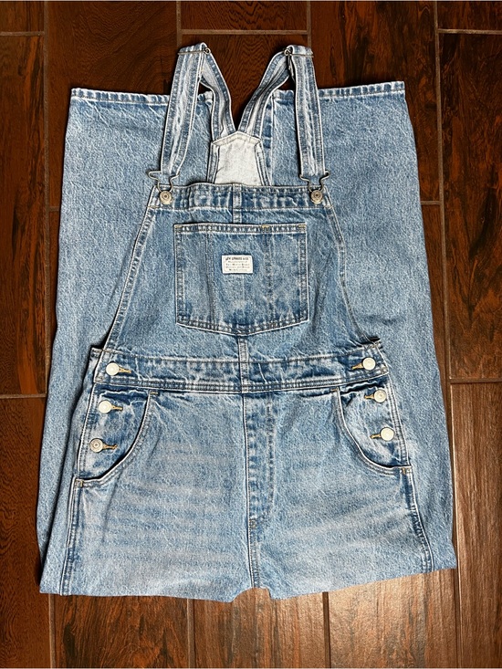 Levi's Denim - Levi’s Premium Denim Jeans Straight Leg Overalls Womens Size Medium